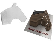Horse Face Shape Birthday Wedding Anniversary Cake Tin