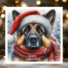 Personalised Dog Breed Christmas cards, for Family Friends and all Dog lovers