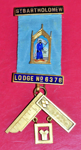 Masonic past master jewel st - master's,