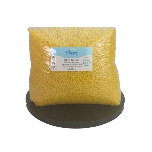Yellow beeswax pellets - beeswax, 5kg