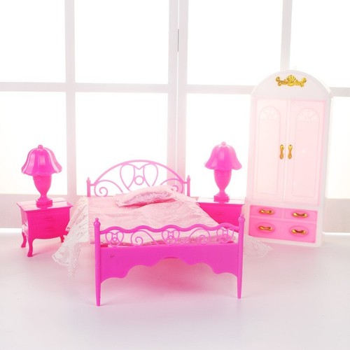 Doll furniture play house pink - doll,