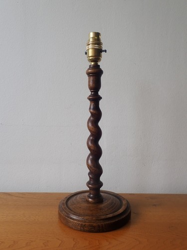 Vintage oak barley twist
