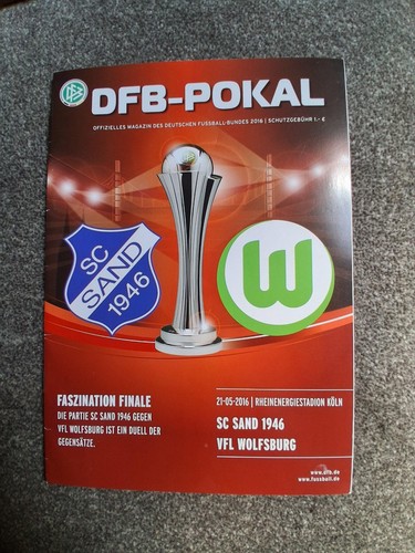 Football programme german cup - football,