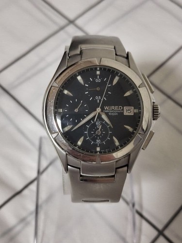 Seiko wired 7t92 0bx0 - seiko, men's