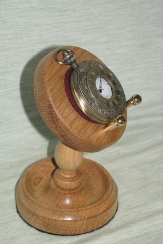 Pocket watch stand wooden - stand,