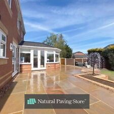 Raj Blend Indian Sandstone Paving Patio Slabs - 18mm Calibrated- 600x900mm