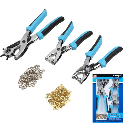 3pc revolving leather hole - revolving,