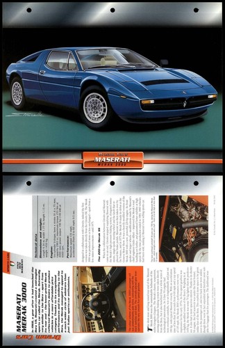 Maserati merak 3000 - merak, 1972