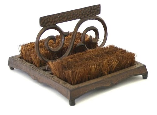 Cast iron boot scraper - iron,