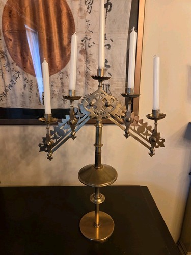 Arm metal candelabra taper - 5-arm,