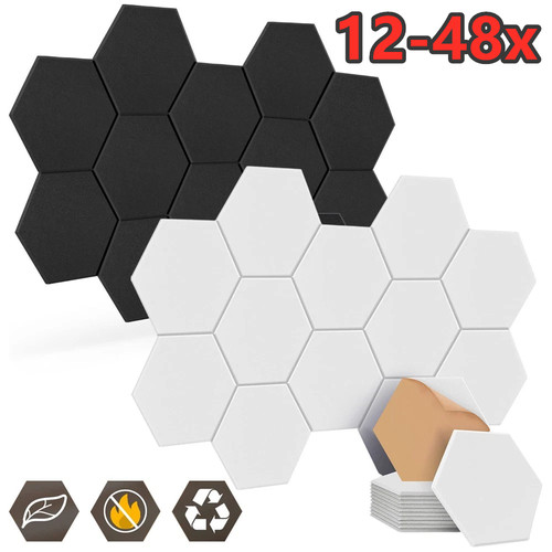 48x hexagonal self adhesive - hexagonal,