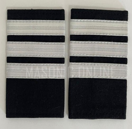 Pilot captain silver - captain,silver, strips