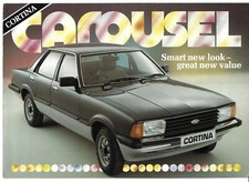 Ford Cortina Carousel Mk5 Limited Edition 1981 UK Market Sales Brochure 1.3, 1.6