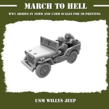 US Willys Jeep - 28mm - Bolt Action / Chain of Command / WW2 / Historical 