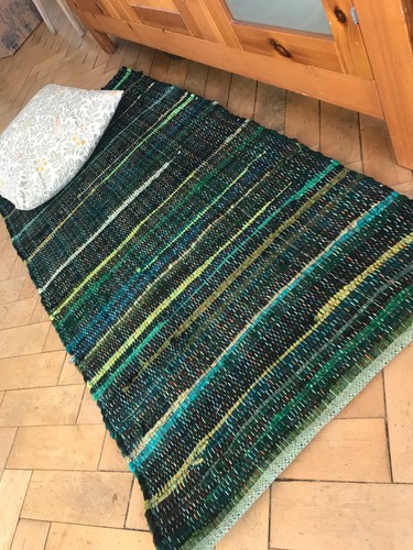 Scandi designed cotton rag rug