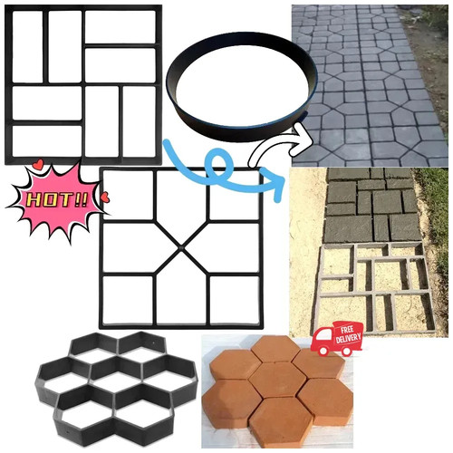 Garden paving mould diy - garden,