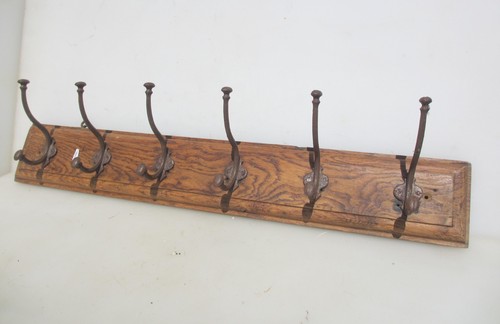 Antique wooden coat rack - wooden,