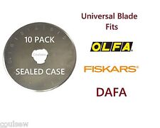 10 Rotary Cutter Spare Blades 45mm compatible with FISKARS