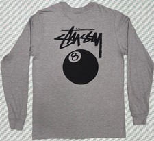 Stussy 8 Ball Gray  T- Shirt
