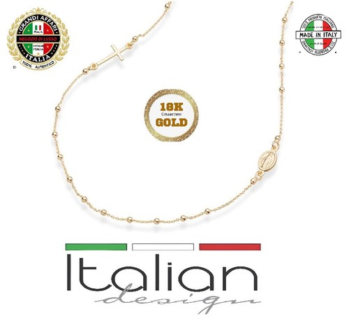 Italian collana 18k rosario - 18k,