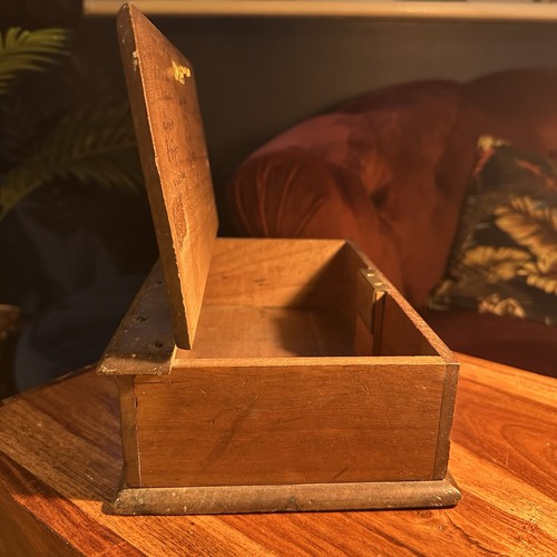 Wwi era wooden document - wooden,