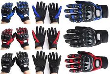 Motorcycle Bike Gloves Armoured Knuckle Motorbike Motocross Pro Biker Gloves