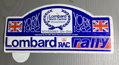 Vintage lombard rac rally - rac,