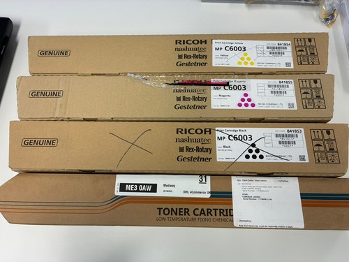 Genuine ricoh toner - 4, x