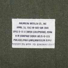 US Army Style Wool Mix Blanket