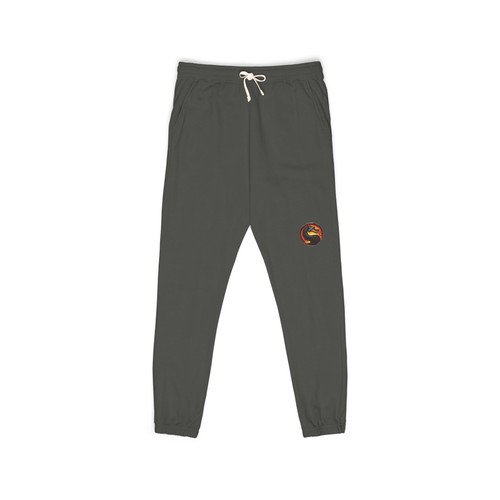 Flaming skull logo - skull, sweatpants