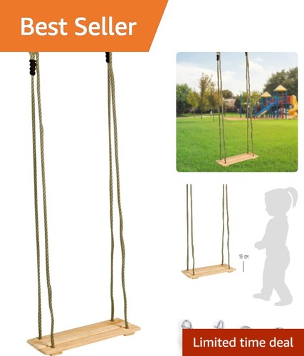 Durable wooden swing - durable,