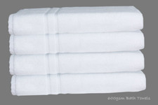 4X White 100% Prime Egyptian Votton Hotel Quality Towels Quality 600 GSM