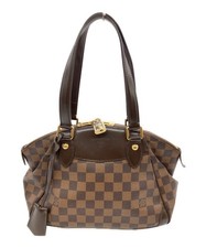 LOUIS VUITTON Damier Verona PM Handbag N41117 Brown