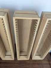 6 x Wooden Ikea Boalt CD