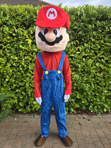 Adult mario mascot costume - adult,