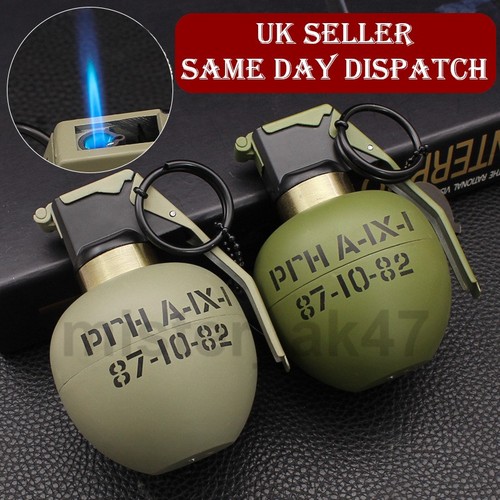 Frag grenade jet flame - flame, lighter