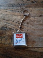 Vintage Triumph Herald TR7 Keyring Leather Fob Key Ring Chain Tag Car Motoring