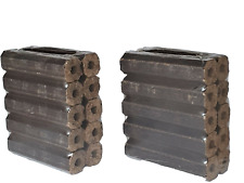 High Energy Ultra Dry Heat Logs Eco Wood Open Fire Log Fuel 2 x 10 kg Pack