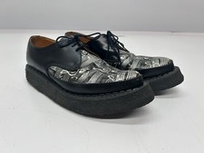Vtg George Cox #8775 Creepers Shoes Punk Rockabilly Size 8 Gibson Music Note