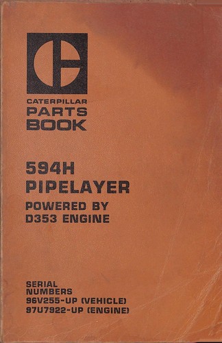 Caterpillar 594h pipelayer - caterpillar,