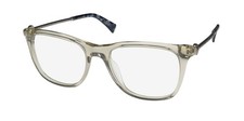 NEW JOHN VARVATOS V418 EYEGLASS FRAME MENS FULL-RIM SMOKE PLASTIC SQUARE GRAY