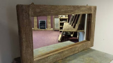 Chunky rustic mirror
