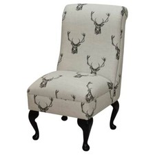 Stag Bedroom Chair Dining Window Room 100% Cotton Print Fryetts Fabric