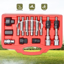13pcs Alternator Freewheel Pulley Removal Socket Bit Set Repair Tool Kit