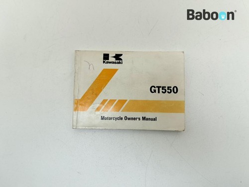 Owners manual kawasaki - gt, 550