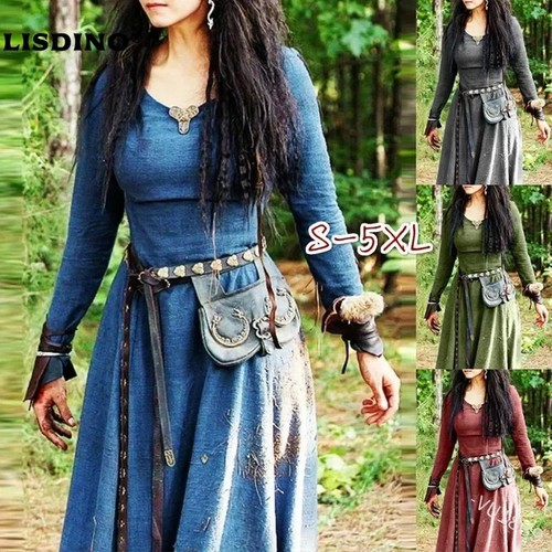 Women medieval gothic maxi - medieval,