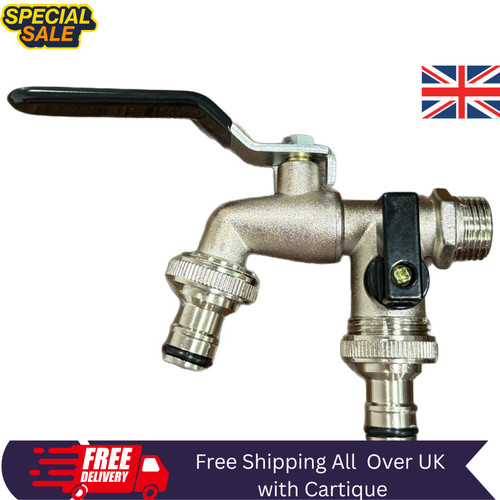 Bsp double duo outlet - 1/2",