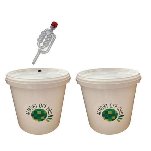 Litre fermentation buckets - litre,