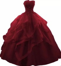 NEW Evening Formal Party Ball Gown Prom Bridesmaid Host Acting Dress QYHS024