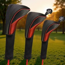 3PCS Golf Club Head Covers Set
